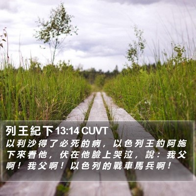 列 王 紀 下 13:14 CUVT Bible Verse Image