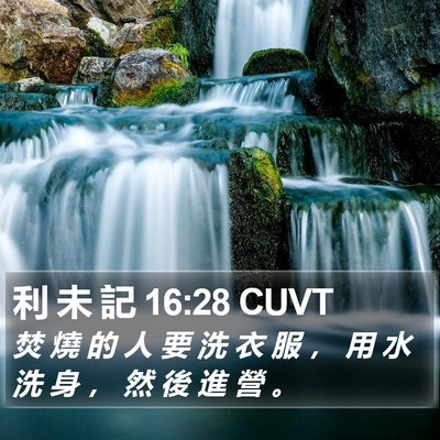 利 未 記 16:28 CUVT Bible Verse Image