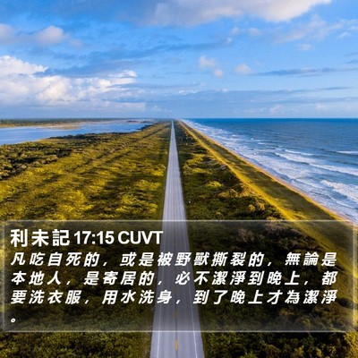利 未 記 17:15 CUVT Bible Verse Image