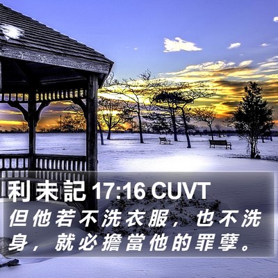 利 未 記 17:16 CUVT Bible Verse Image