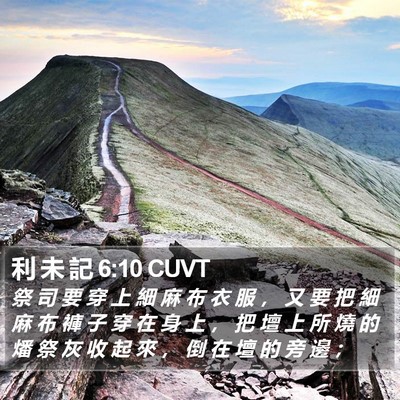 利 未 記 6:10 CUVT Bible Verse Image