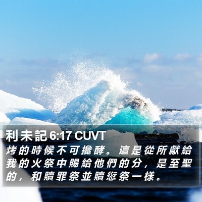 利 未 記 6:17 CUVT Bible Verse Image