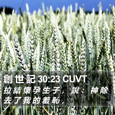 創 世 記 30:23 CUVT Bible Verse Image