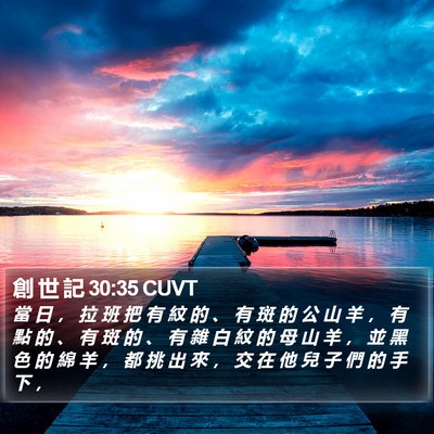 創 世 記 30:35 CUVT Bible Verse Image