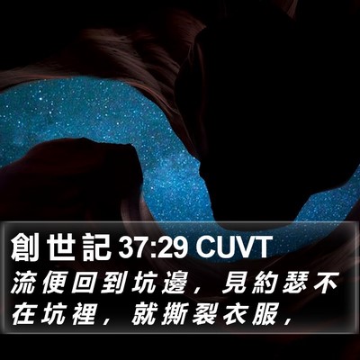 創 世 記 37:29 CUVT Bible Verse Image