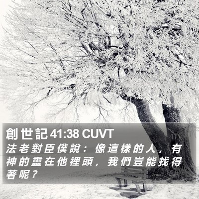 創 世 記 41:38 CUVT Bible Verse Image