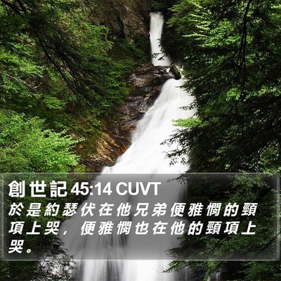 創 世 記 45:14 CUVT Bible Verse Image