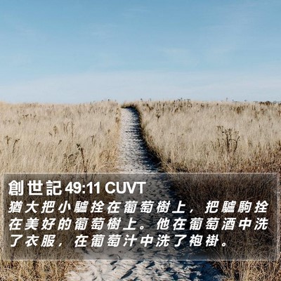 創 世 記 49:11 CUVT Bible Verse Image