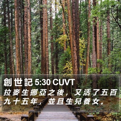 創 世 記 5:30 CUVT Bible Verse Image