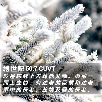 創 世 記 50:7 CUVT Bible Verse Image