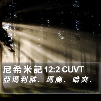 尼 希 米 記 12:2 CUVT Bible Verse Image