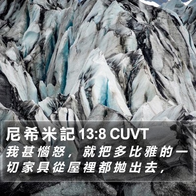 尼 希 米 記 13:8 CUVT Bible Verse Image