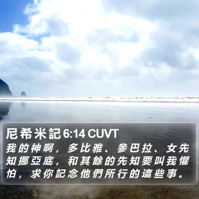 尼 希 米 記 6:14 CUVT Bible Verse Image