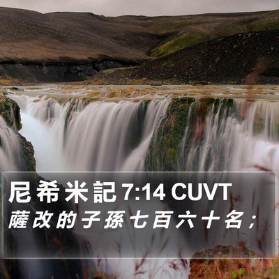 尼 希 米 記 7:14 CUVT Bible Verse Image