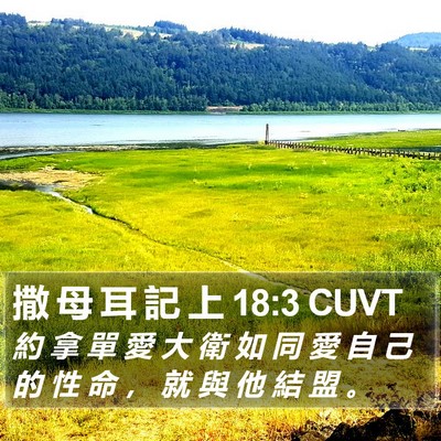 撒 母 耳 記 上 18:3 CUVT Bible Verse Image