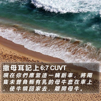撒 母 耳 記 上 6:7 CUVT Bible Verse Image