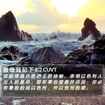 撒 母 耳 記 下 5:2 CUVT Bible Verse Image