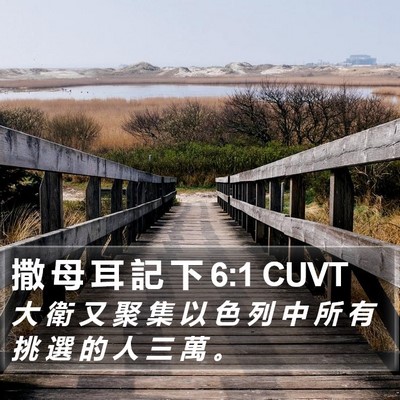 撒 母 耳 記 下 6:1 CUVT Bible Verse Image