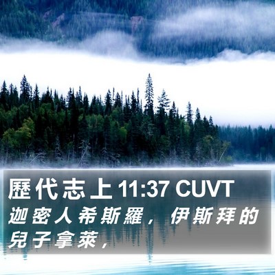 歷 代 志 上 11:37 CUVT Bible Verse Image