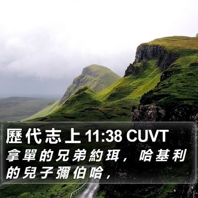 歷 代 志 上 11:38 CUVT Bible Verse Image