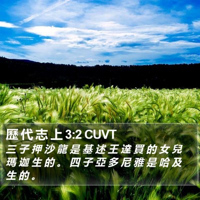 歷 代 志 上 3:2 CUVT Bible Verse Image