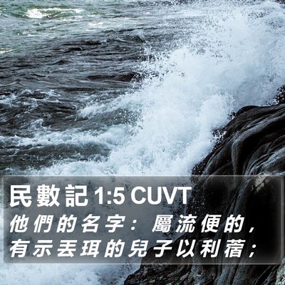 民 數 記 1:5 CUVT Bible Verse Image