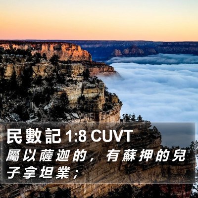 民 數 記 1:8 CUVT Bible Verse Image
