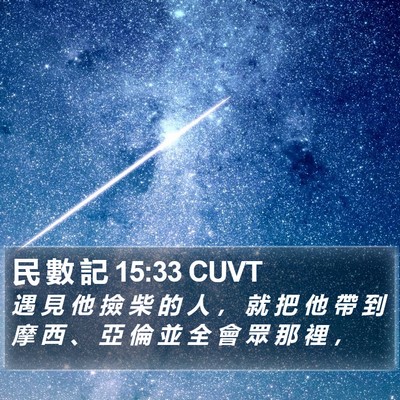 民 數 記 15:33 CUVT Bible Verse Image