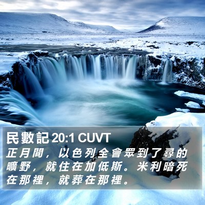 民 數 記 20:1 CUVT Bible Verse Image