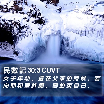 民 數 記 30:3 CUVT Bible Verse Image