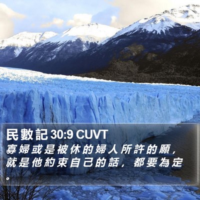 民 數 記 30:9 CUVT Bible Verse Image
