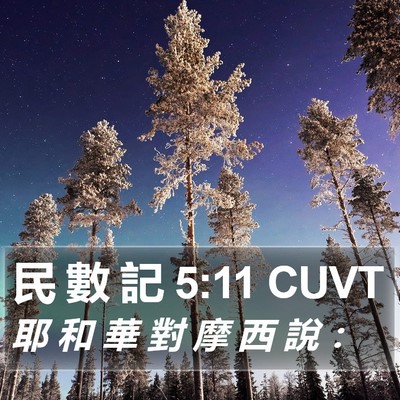 民 數 記 5:11 CUVT Bible Verse Image