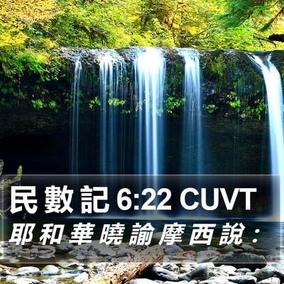 民 數 記 6:22 CUVT Bible Verse Image