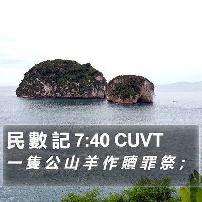 民 數 記 7:40 CUVT Bible Verse Image