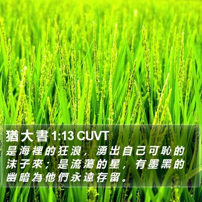 猶 大 書 1:13 CUVT Bible Verse Image
