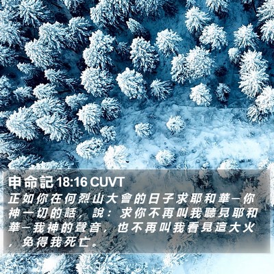 申 命 記 18:16 CUVT Bible Verse Image