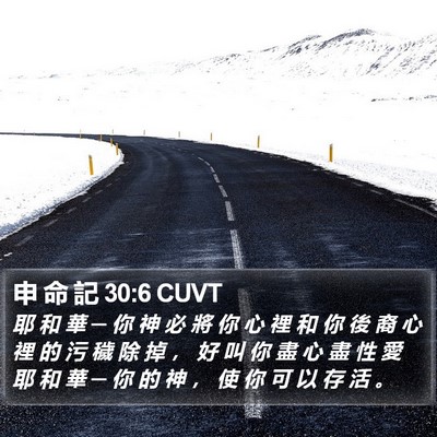 申 命 記 30:6 CUVT Bible Verse Image