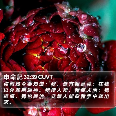 申 命 記 32:39 CUVT Bible Verse Image