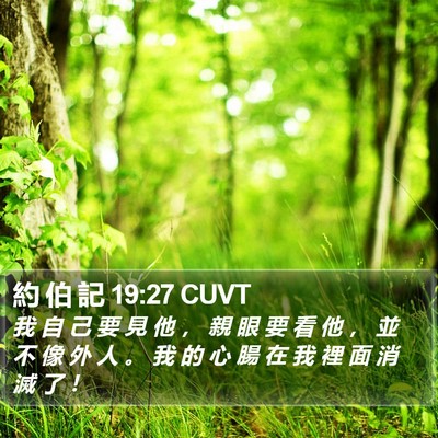 約 伯 記 19:27 CUVT Bible Verse Image