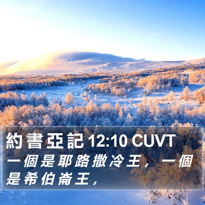 約 書 亞 記 12:10 CUVT Bible Verse Image