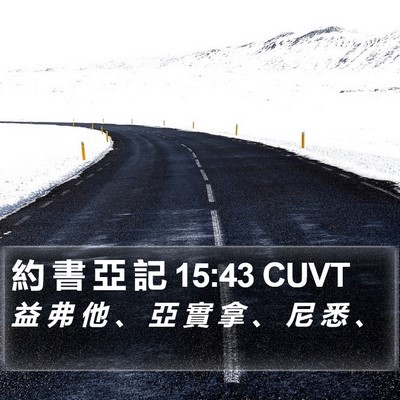 約 書 亞 記 15:43 CUVT Bible Verse Image