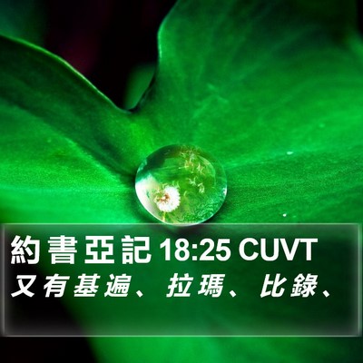 約 書 亞 記 18:25 CUVT Bible Verse Image
