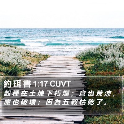 約 珥 書 1:17 CUVT Bible Verse Image