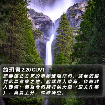 約 珥 書 2:20 CUVT Bible Verse Image