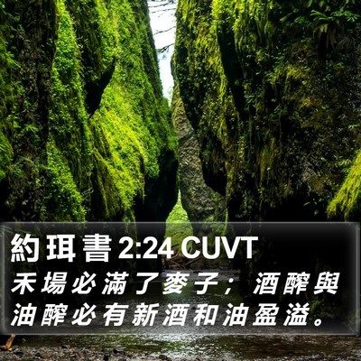 約 珥 書 2:24 CUVT Bible Verse Image