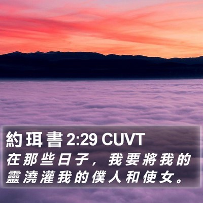 約 珥 書 2:29 CUVT Bible Verse Image