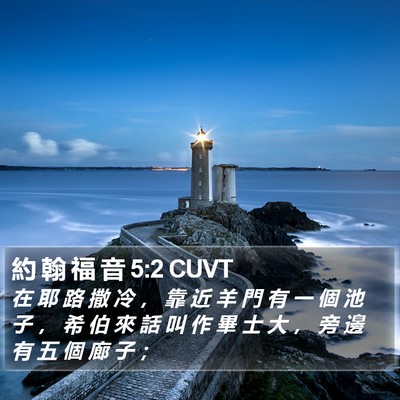 約 翰 福 音 5:2 CUVT Bible Verse Image