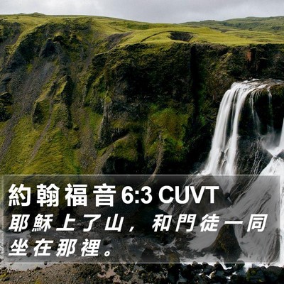 約 翰 福 音 6:3 CUVT Bible Verse Image