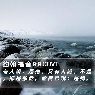約 翰 福 音 9:9 CUVT Bible Verse Image