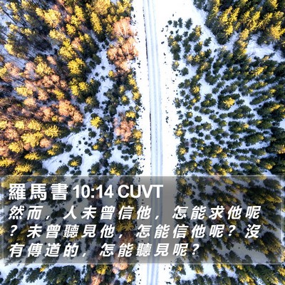 羅 馬 書 10:14 CUVT Bible Verse Image